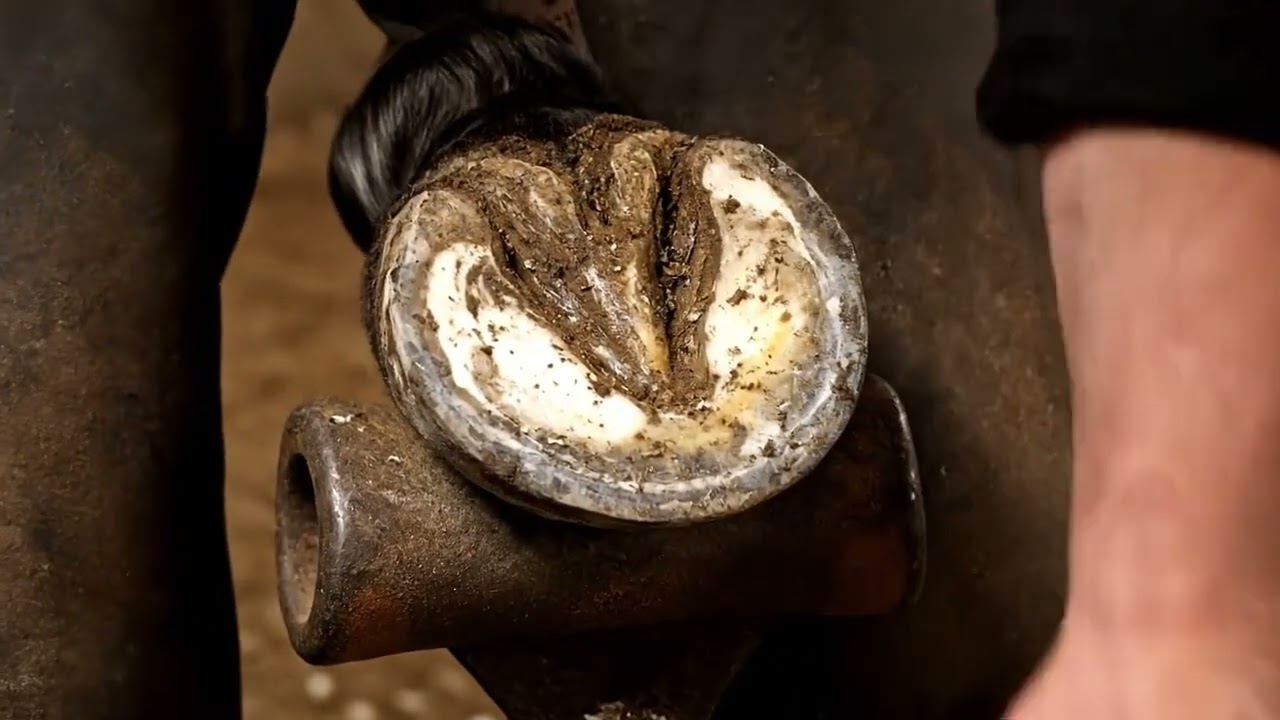 🌅 Evaluate landing heel first in summer 🕒 #HorseTraining #ThrushAwareness #RidingLife