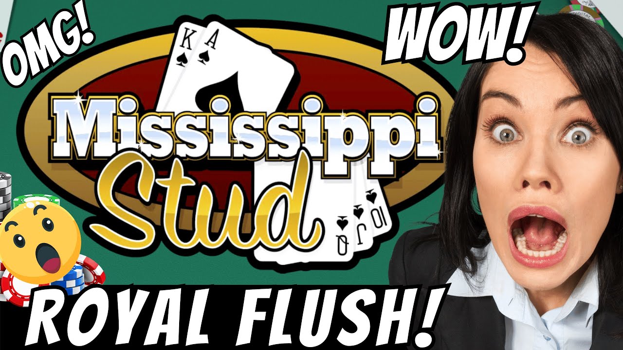 Royal Flush on Mississippi Stud Poker!