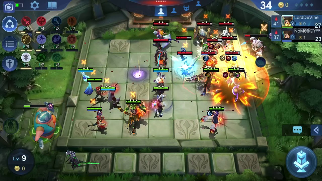 Magic chess positioning
