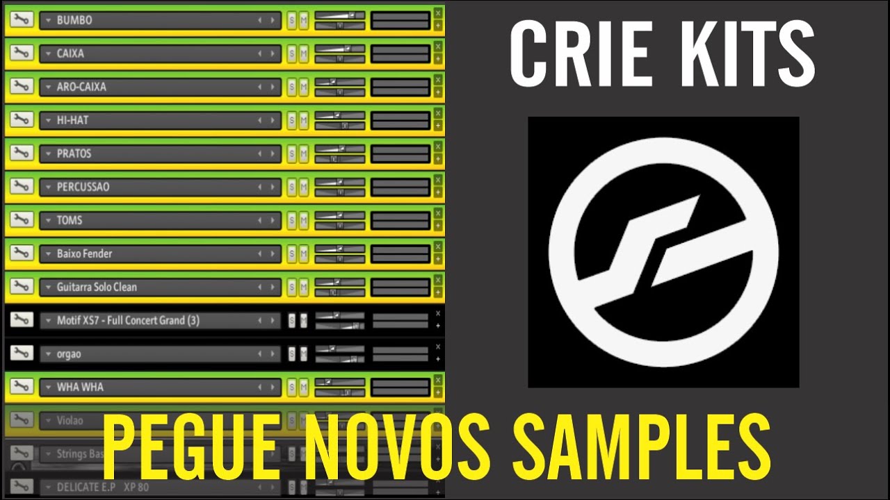 COMO CRIAR, PEGAR NOVOS SAMPLES E SALVAR KITS PARA KONTAKT