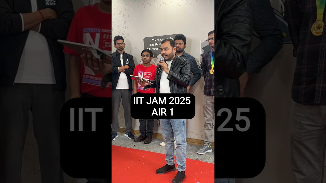 IIT JAM 2025: TWO AIR-1 Toppers from PW IIT JAM ! #pw #physicswallah #iitjam2026