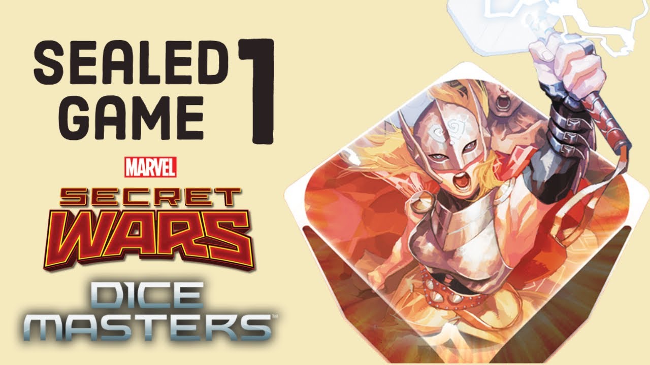 Dice Masters: Secret Wars, запечатанная игра 1