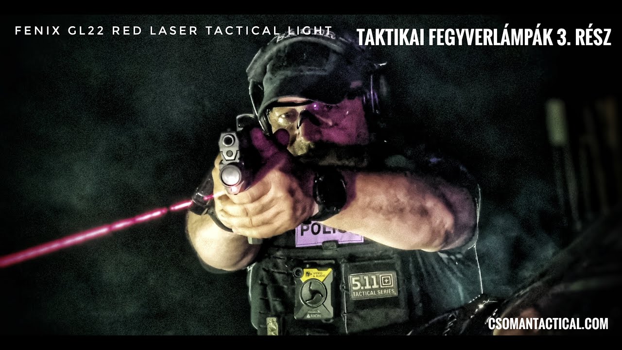 FENIX GL22 RED LASER TACTICAL LIGHT 3 RÉSZ