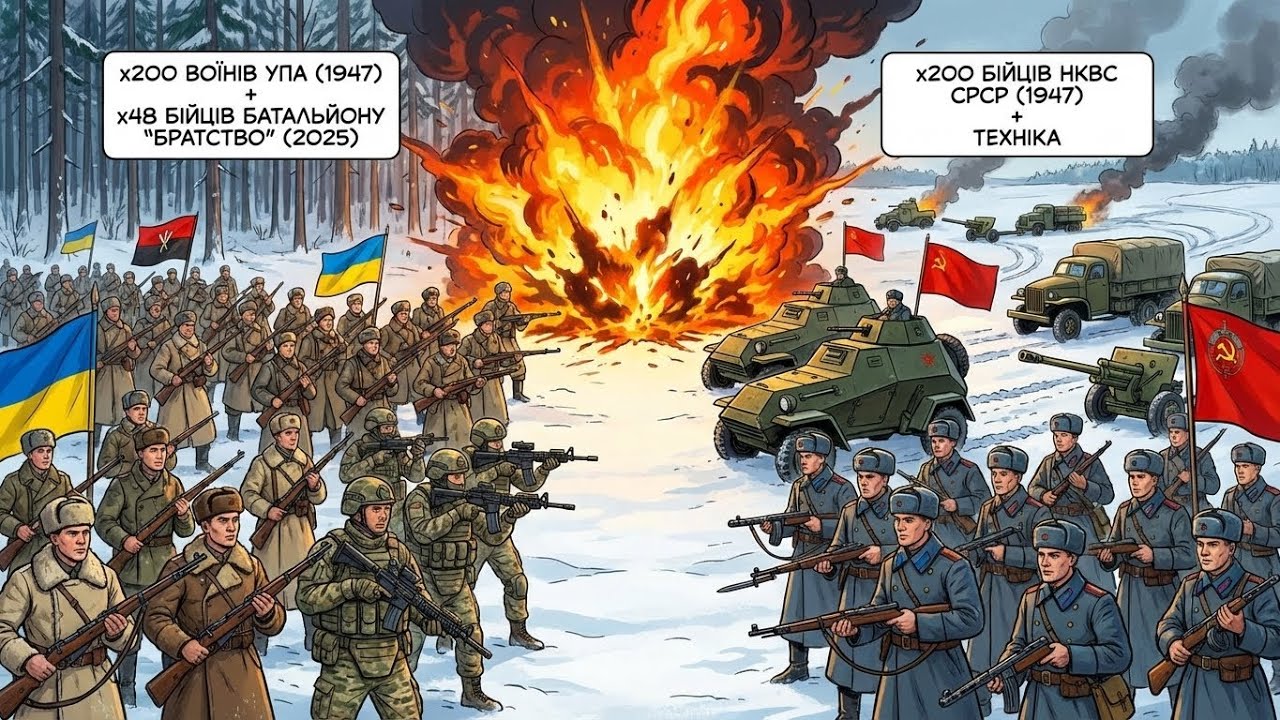 ЩО ЯКЩО Батальйон БРАТСТВО Потрапить до УПА в 1947 рік? Операція ВІСЛА та ЗАХІД