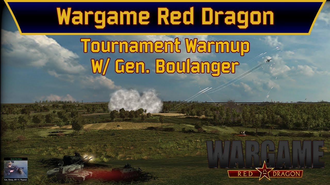 Wargame: Red Dragon - Tournament Warmup W/ Gen. Boulanger - Red Airborne vs Landjut Mech | Highway