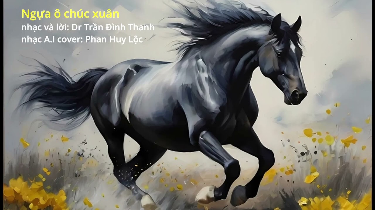 Ngưa ô chúc xuân.Nhạc và lời: Dr Trần Đình Thanh. Nhạc A.I cover: Phan Huy Lộc