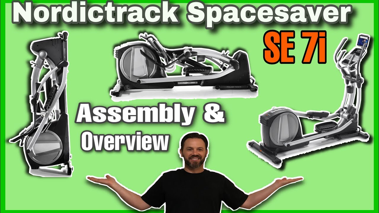 Nordictrack SpaceSaver SE 7i Elliptical Trainer Assembly & Overview | Step by Step Instructional DIY