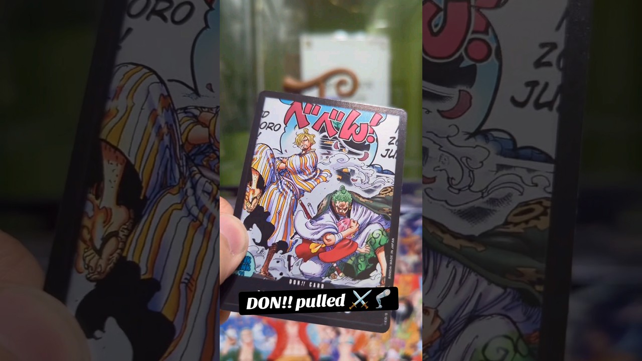 The Wings of the Captain have arrived! ⚔️🦿#onepiece #op06 #don #onepiececardgame #zoro #sanji#shorts