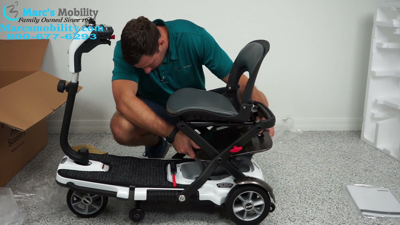 Pride Mobility S19 Go Go Folding Scooter Unbox and Set Up Review