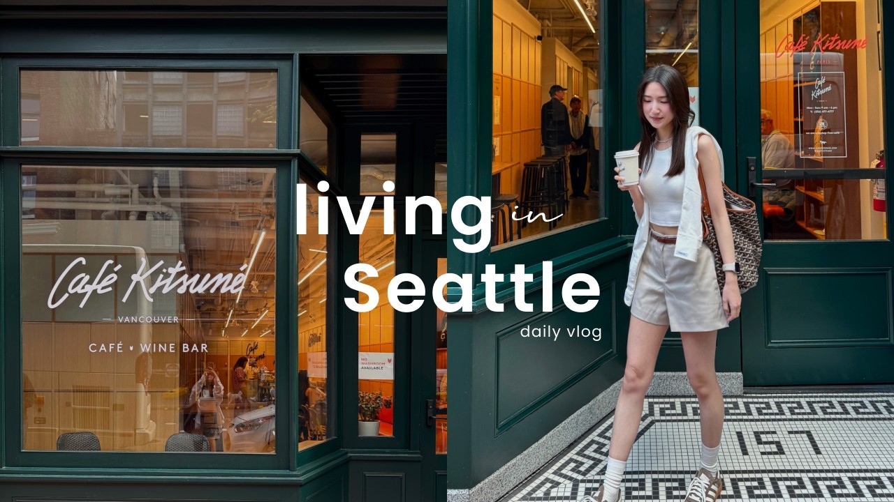 living in Seattle｜一日溫哥華🇨🇦｜回歸西雅圖小日子🪴｜越南抹茶新店🍵｜Aritzia開箱🌚｜西雅圖Seattle Vlog