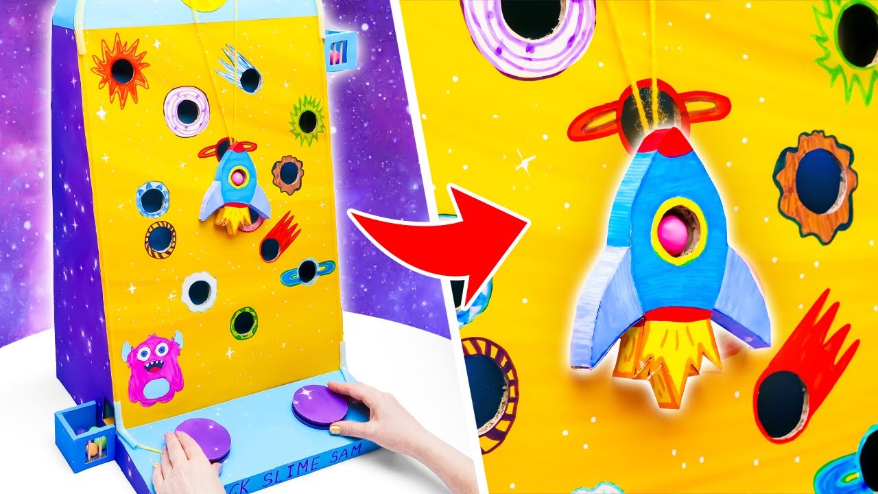 Kartonowa rakieta na Księżyc! Czy to możliwe? 🤔📦🌕 Ostateczne WYZWANIE DIY