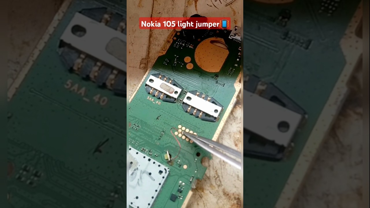 Nokia 105 lcd light jumper | ta 1034- lcd light ways