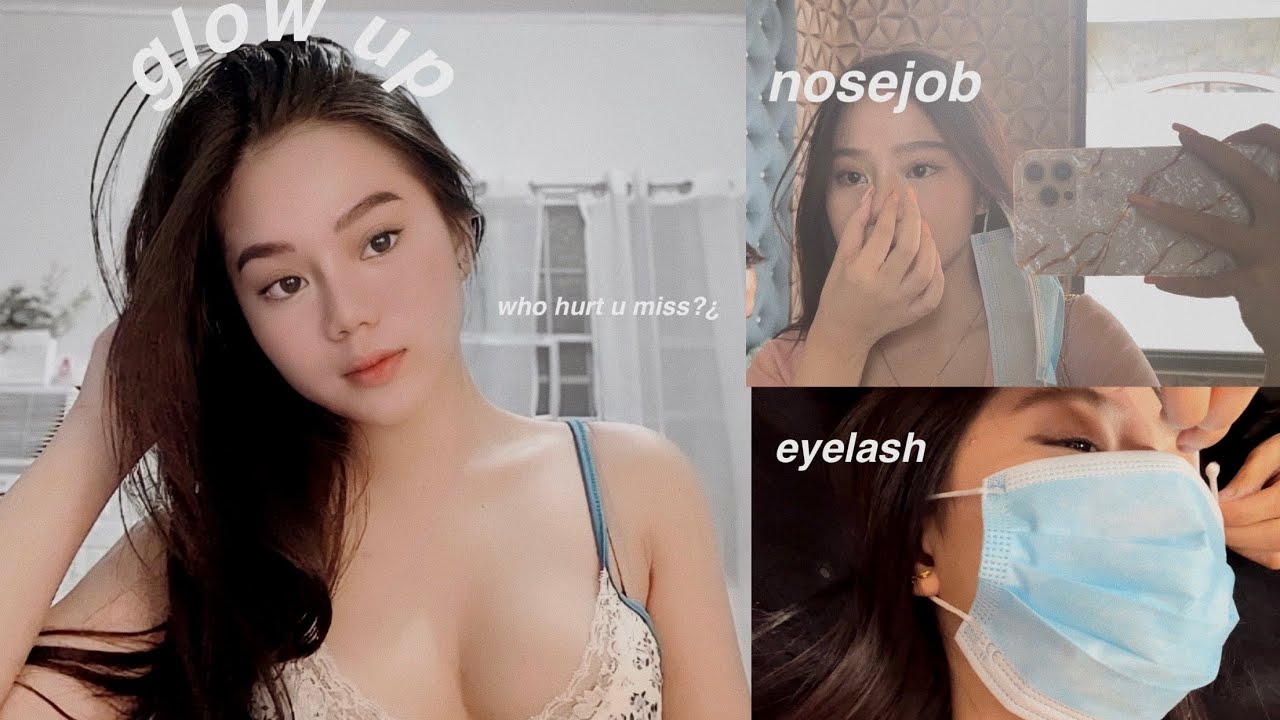 glow up in quarantine *changing my ENTIRE appearance* noselift, haircut & eyelashes