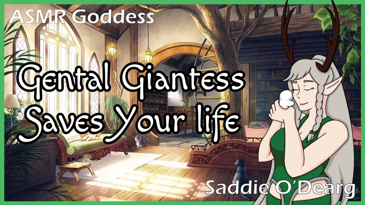 F4A| Gentle Giantess Saves Your Life| #asmr | #wholesome |#goddess | #giant | #giantess | #comfort