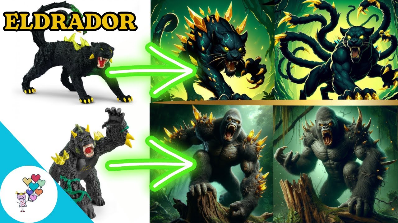 Schleich Eldrador Creatures - 🤩 Существа мира джунглей оживают | Фантастические существа