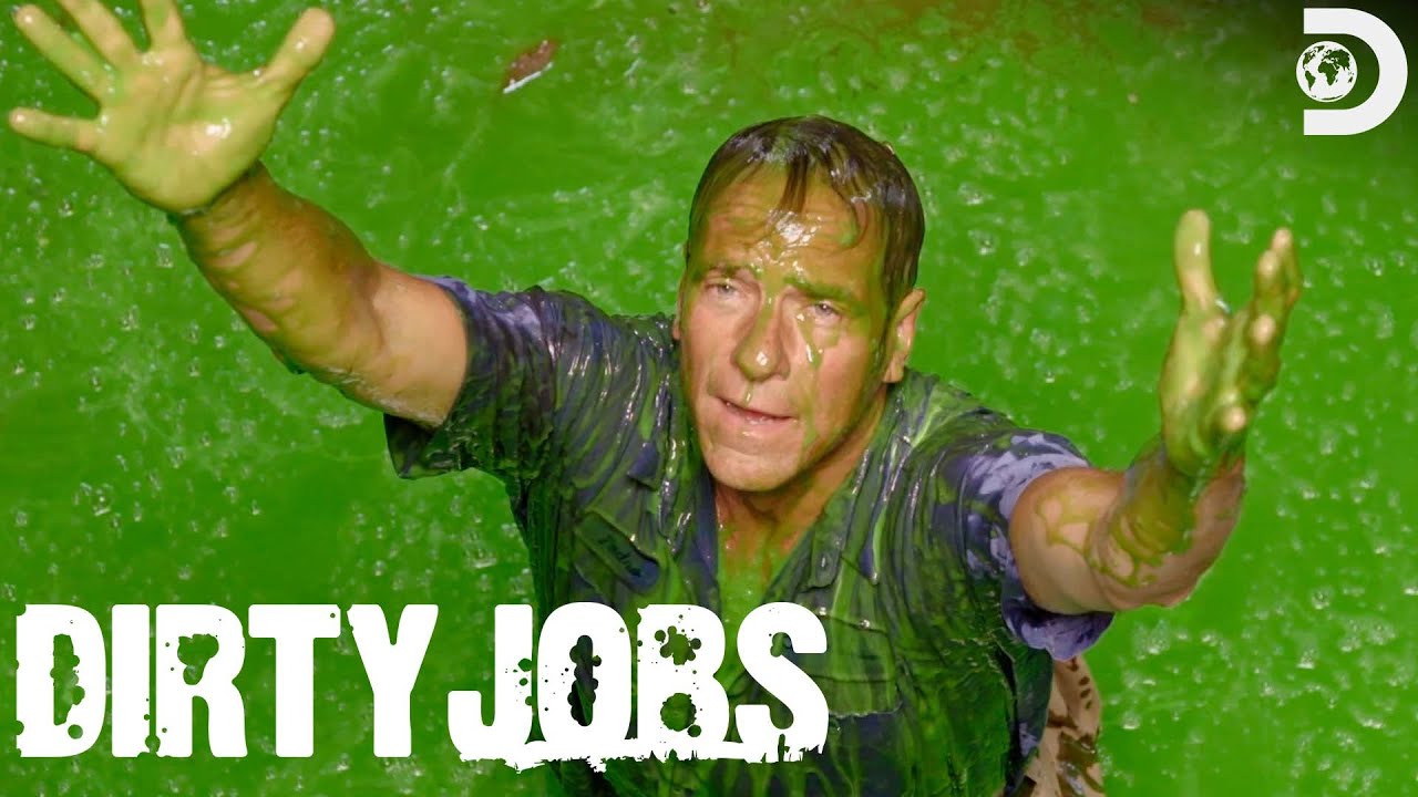 Mike Rowe lives his lifelong dream of getting slimed! | Dirty Jobs | Discovery
