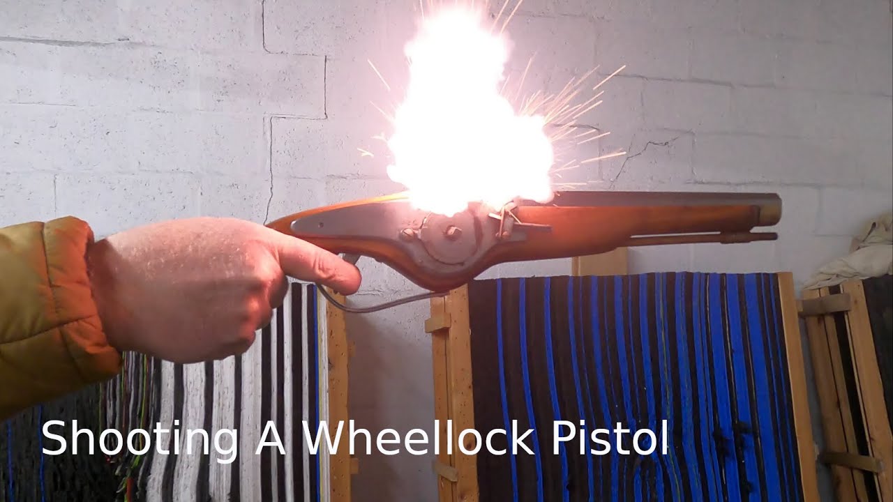Shooting A Wheel lock Pistol