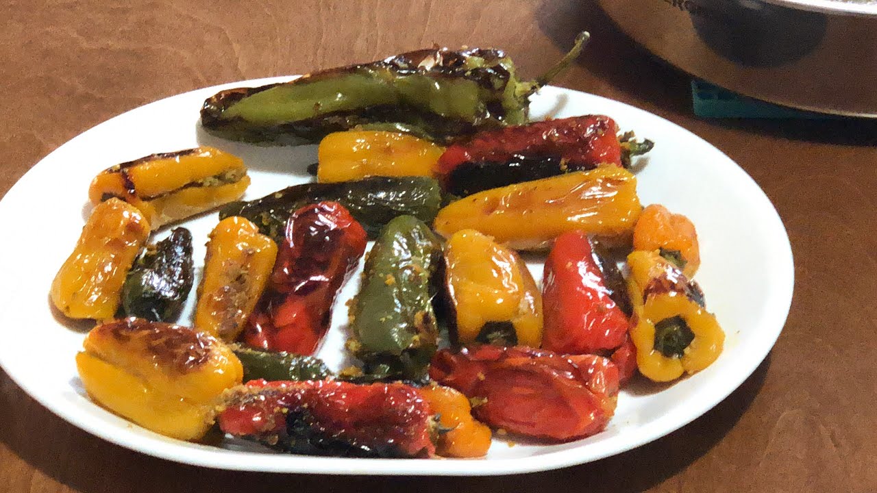 Stuffed Mini Peppers / Colorful Sweet peppers Recipe/Healthy Vegetarian Recipe #allin1byjoy