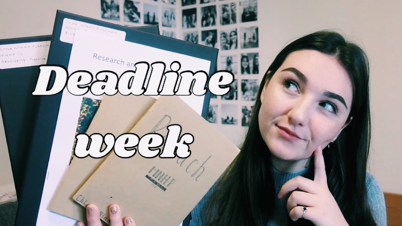Deadline Week | First Semester | Falmouth uni | MNHP