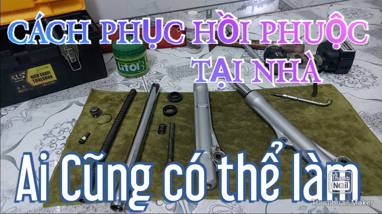 Cách phục hồi phuộc nhúng xe máy tại nhà !!​⁠ @ĐẠT GIANG CHIA SẺ