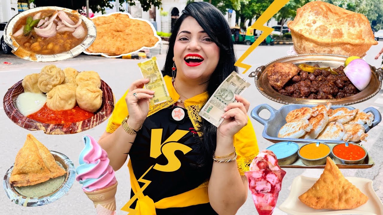 Cheap Vs Expensive Food Challenge | Delhi Food Challenge