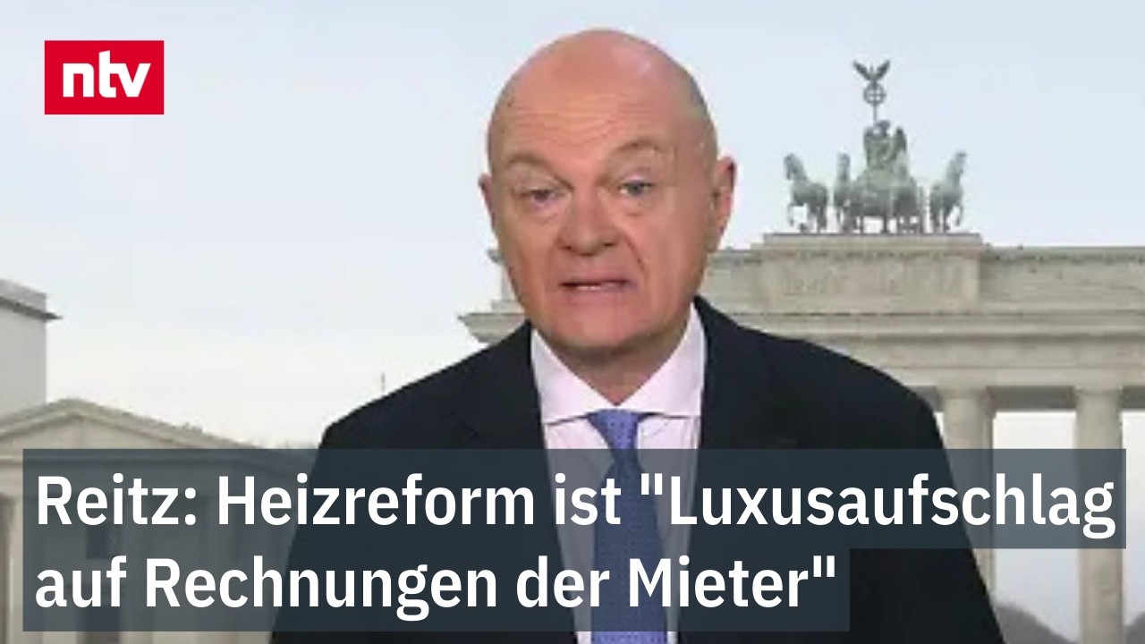 Reitz: Heizreform ist 