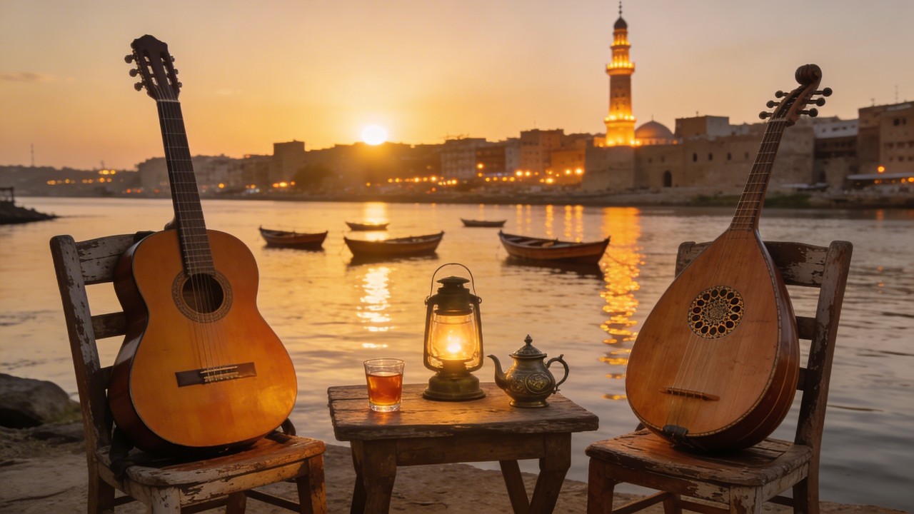 Spanish Guitar & Arabic Oud Fusion | Deep Relaxation Mediterranean Music