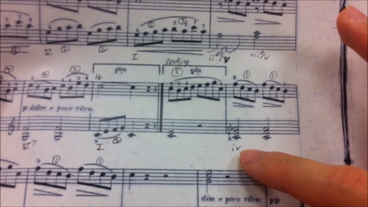 Music Theory Analysis of Etude #1 in 25 Easy Etudes