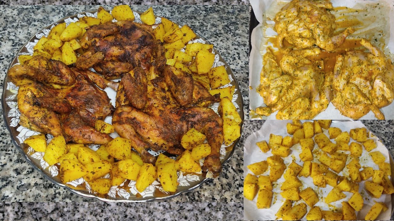 طريقة عمل كوكلي مشوي في الفرن بتتبيلة لذيذ ومميز😋😋😋