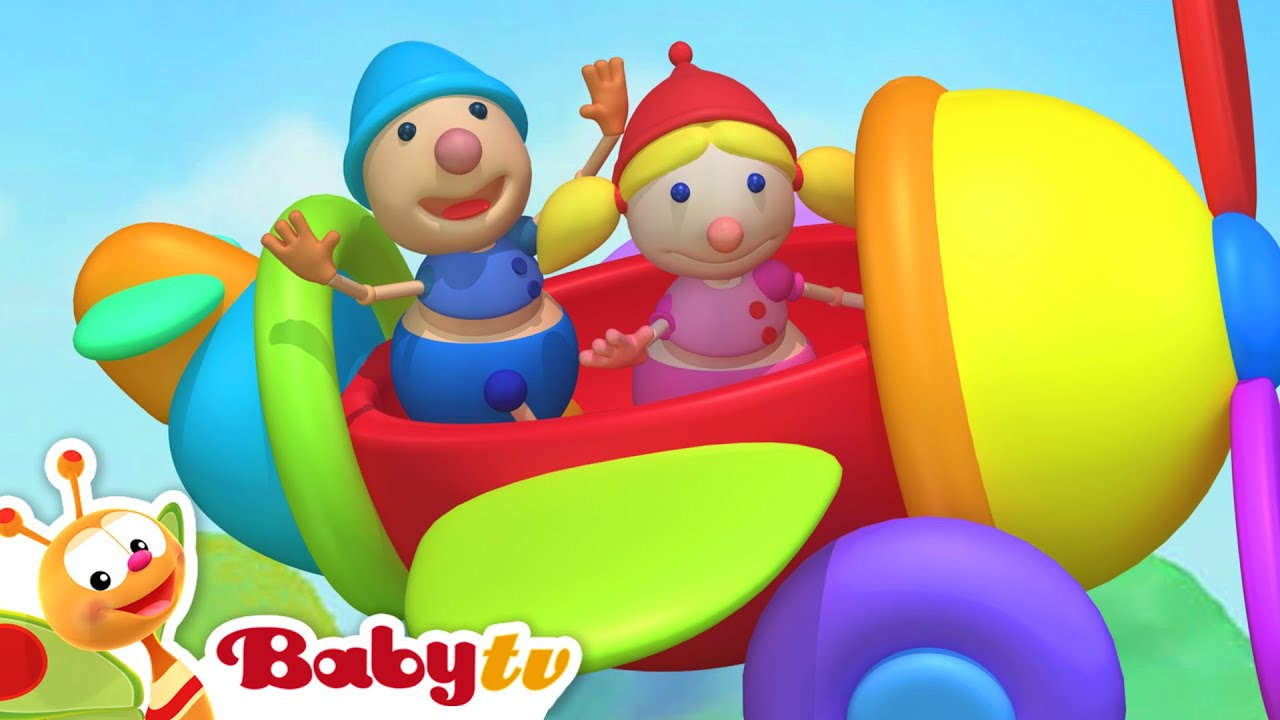 Vliegtuig ✈️ Hoog in de lucht | De magische speeltuin van opa Joe🌟🪄 @BabyTVNL