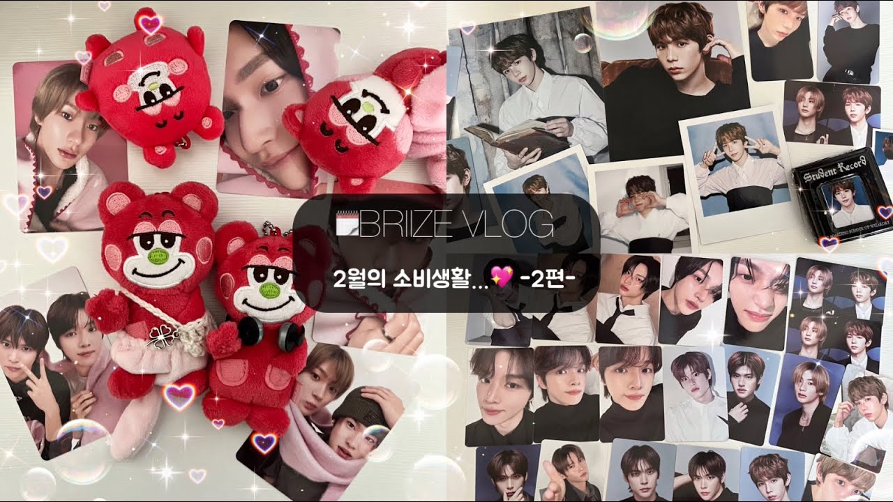 [브리즈 브이로그] 2월 소비생활 최종 제출합니다😇 | 시그MD | SM TOWN 30주년 | 트레카깡 | 숕프 | briize vlog
