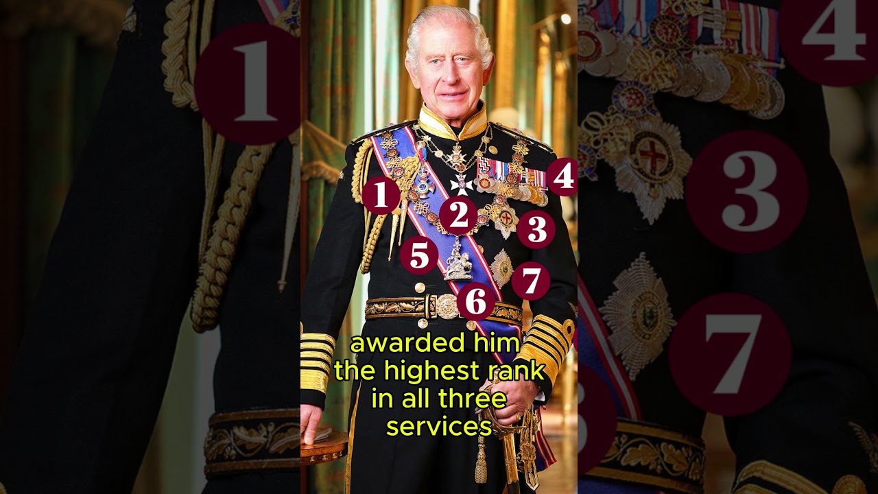 King Charles's military medals explained as new royal photograph released 