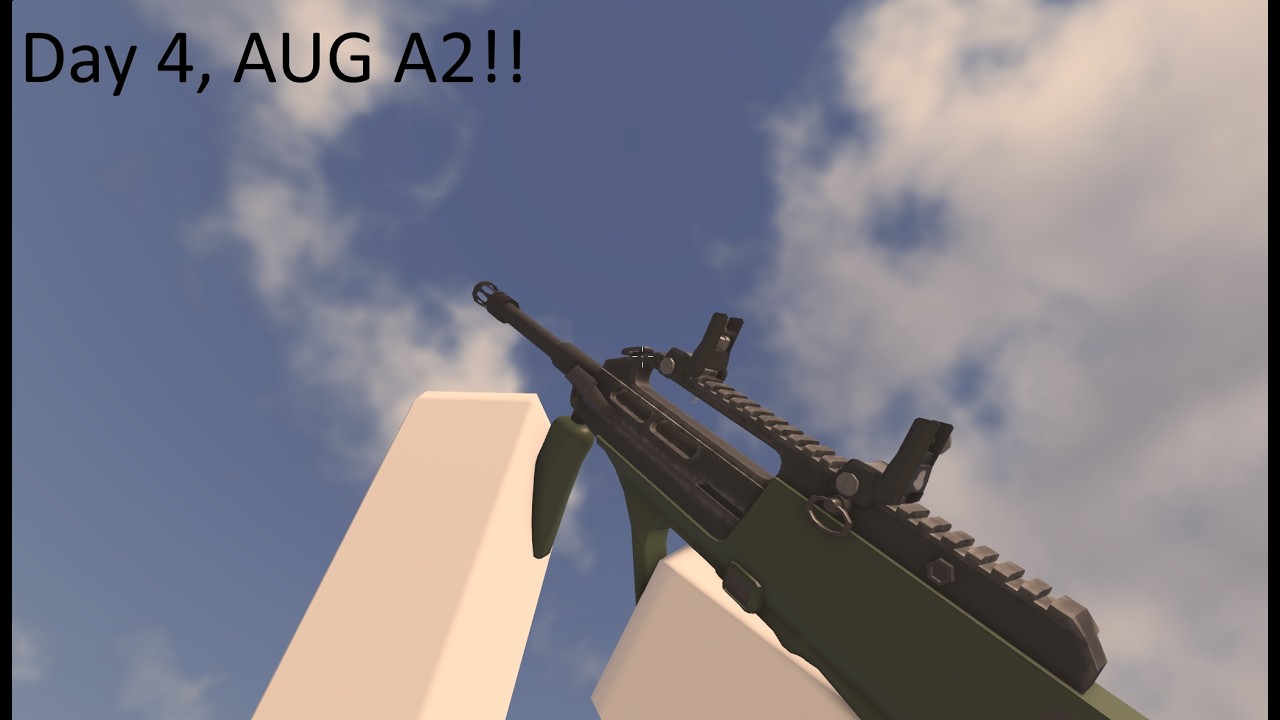 1 Gun Challenge, AUG A2, Day 4 | Warfare Tycoon