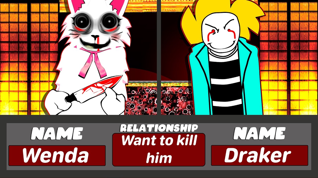 Incredibox Sprunkalicious 1996 - NEW UPDATE | RELATIONSHIPS | Every Character Relationships!