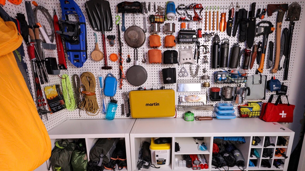 How to store your camping gear | Camping Gear Room