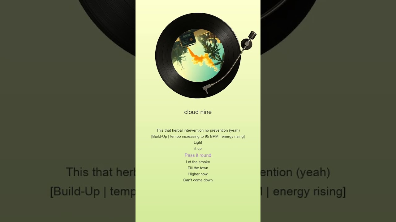 Cloud Nine  ITSO- Bob Marley- Sublime- Reggae- Rasta