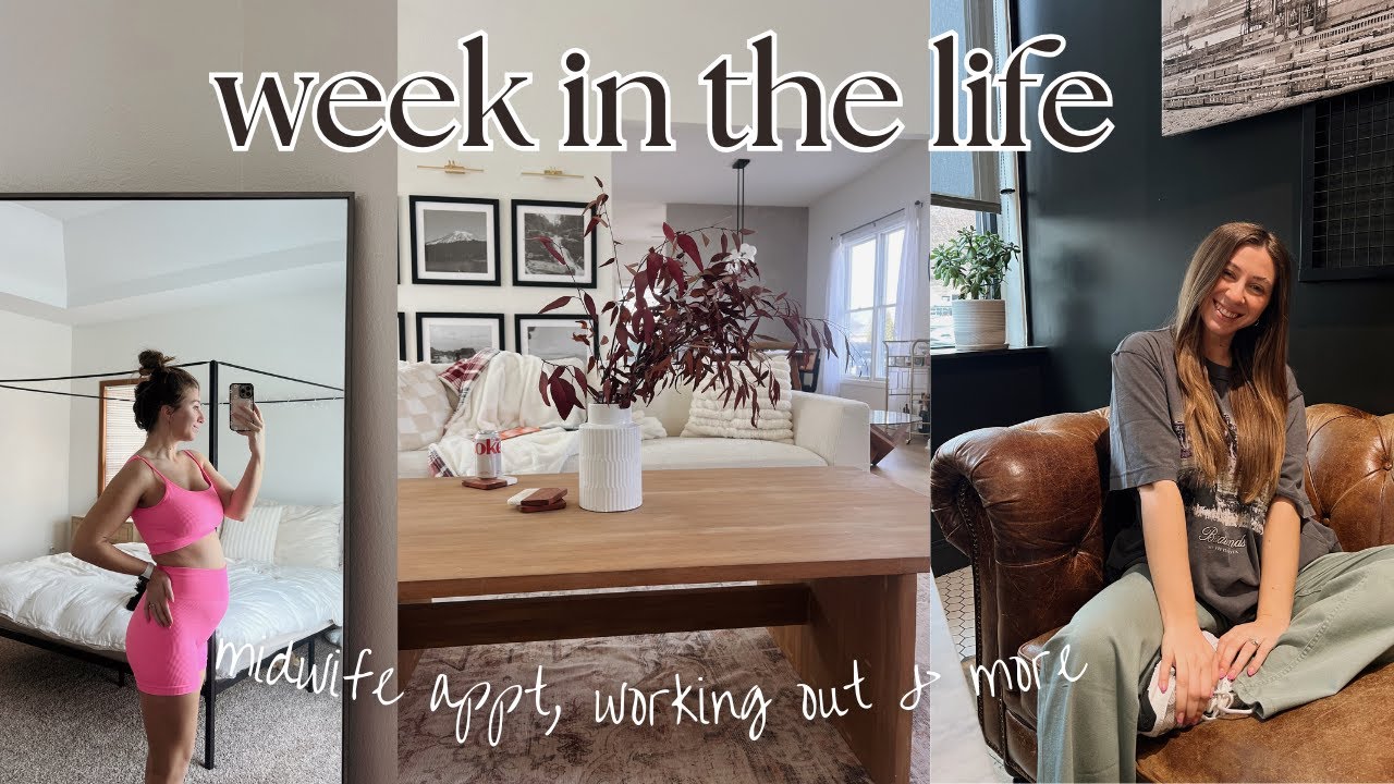 WEEKLY VLOG: midwife appt, second trimester workouts, Sage turns 27 & more!