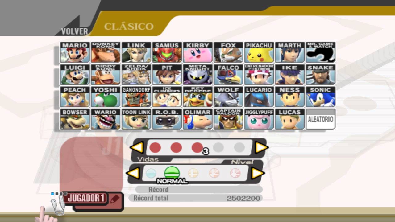Super Smash Bros. Brawl - Muestras voces en Español
