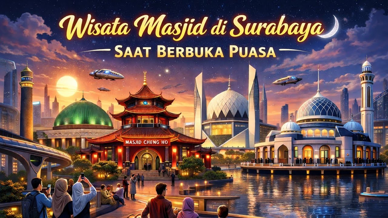 🛑Wisata Masjid Kota Surabaya | Tempat Edukasi Epic Untuk Keluarga di Bulan Ramadhan 
