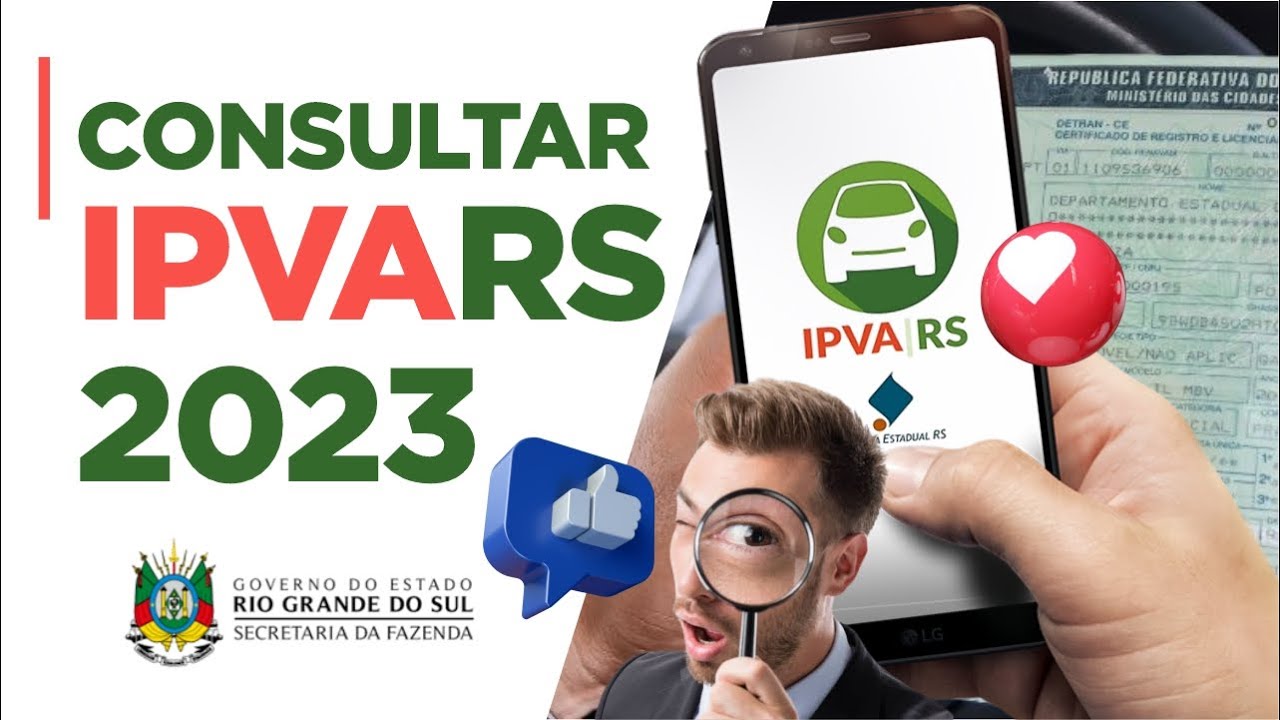 CONSULTAR IPVA RS TAXA DE LICENCIAMENTO 2023