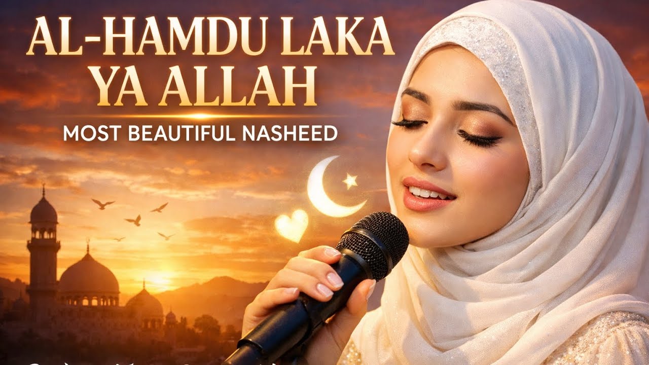 AL-HAMDU LAKA YA ALLAH 🌙 The Most Beautiful Islamic Nasheed Ever | Heart Touching Praise to Allah🔥❤️