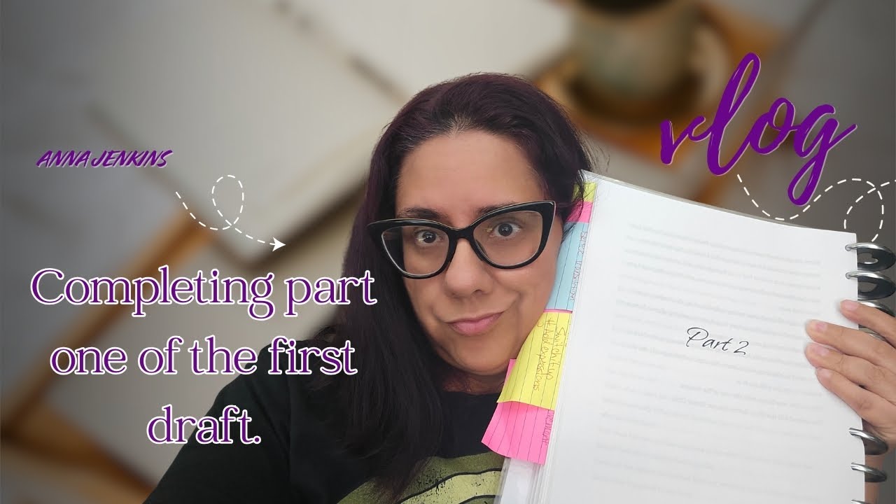Part one of the draft  #authortube #booktube #firstdraft #authorproblems