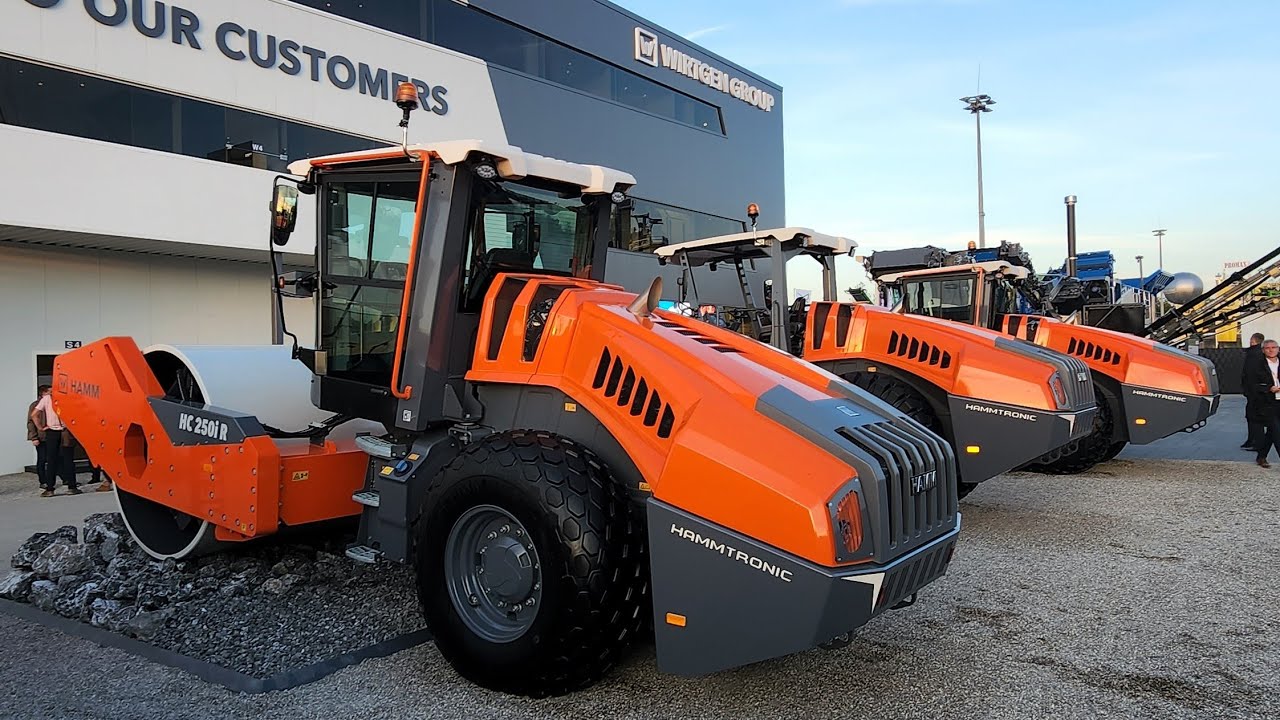 HAMM en Bauma 2022 Stand de @WirtgenGroup | Tour en 5 minutos |  Mercado Vial TV