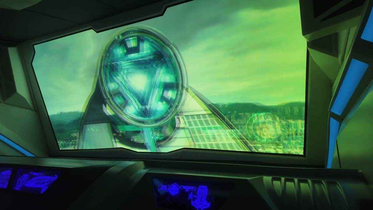 Hong Kong Disneyland: Iron Man Ride POV April 2024