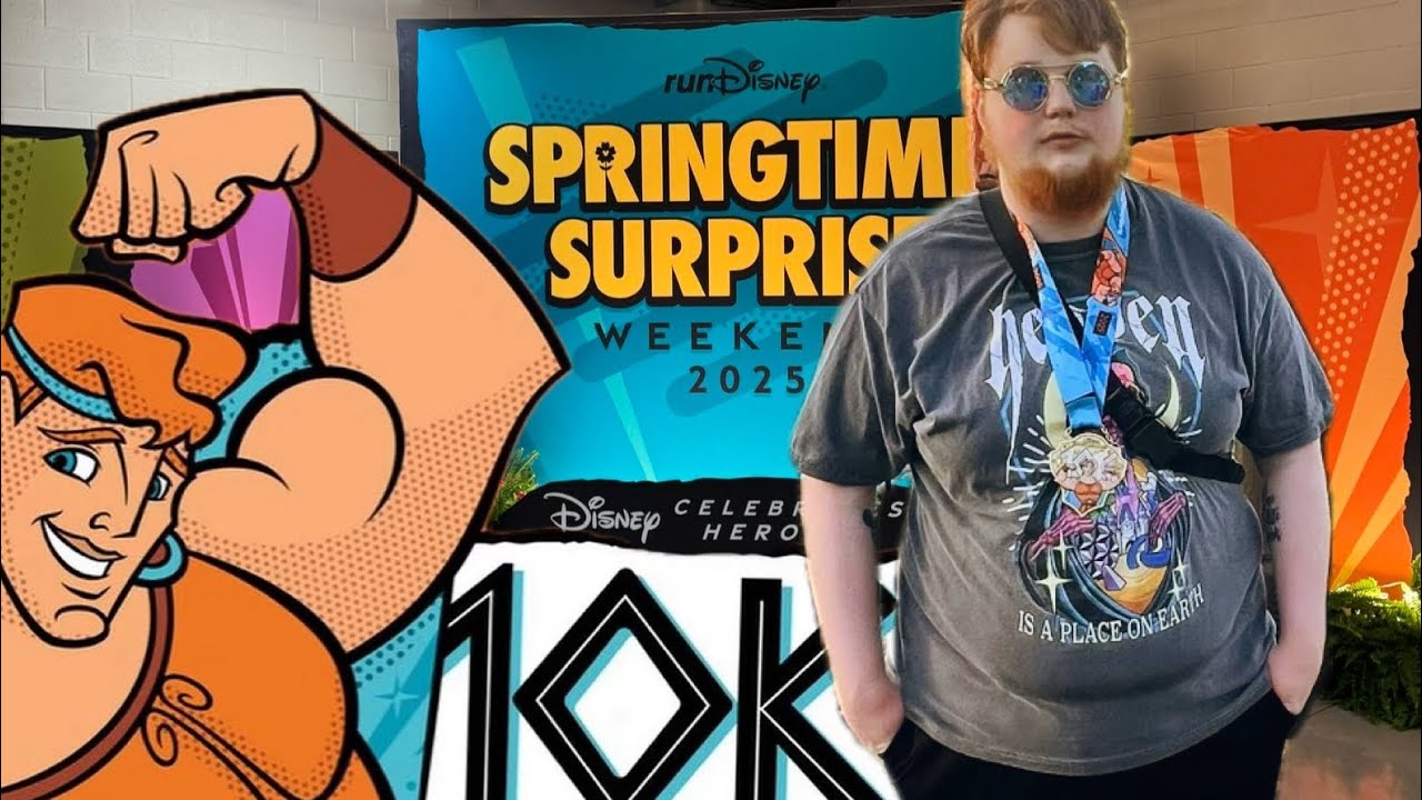 Full Run Disney Experience! | springtime surprise 10 k 2025 Bibs,shirts,merch and drinks