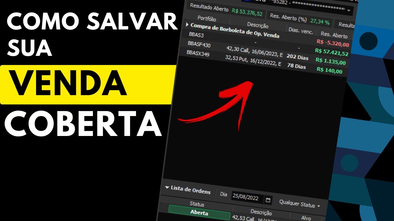 COMO SALVAR SUA VENDA COBERTA DE CALL COM ROLAGENS LONGAS E CONSECUTIVAS