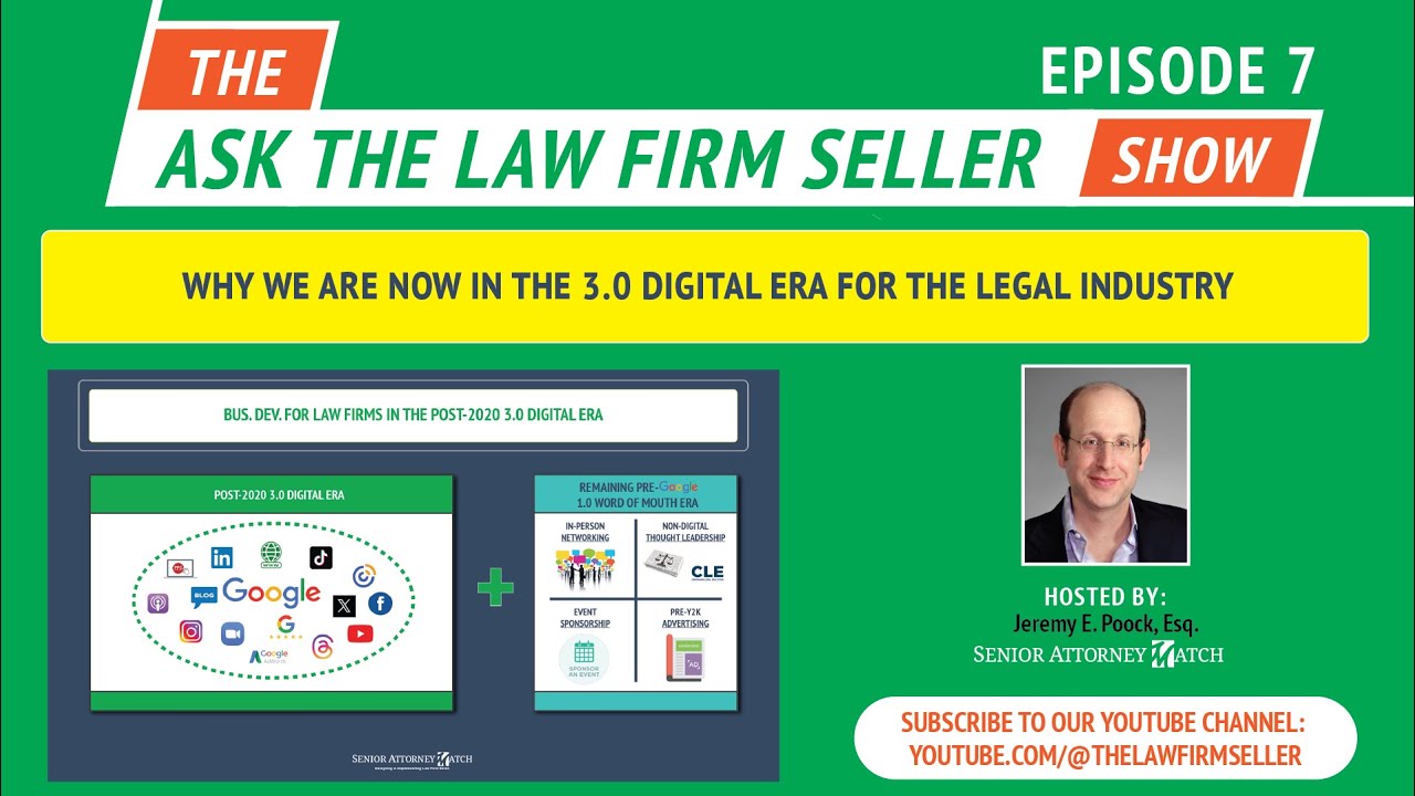Why We are Now in the 3.0 Digital Era for the Legal Industry