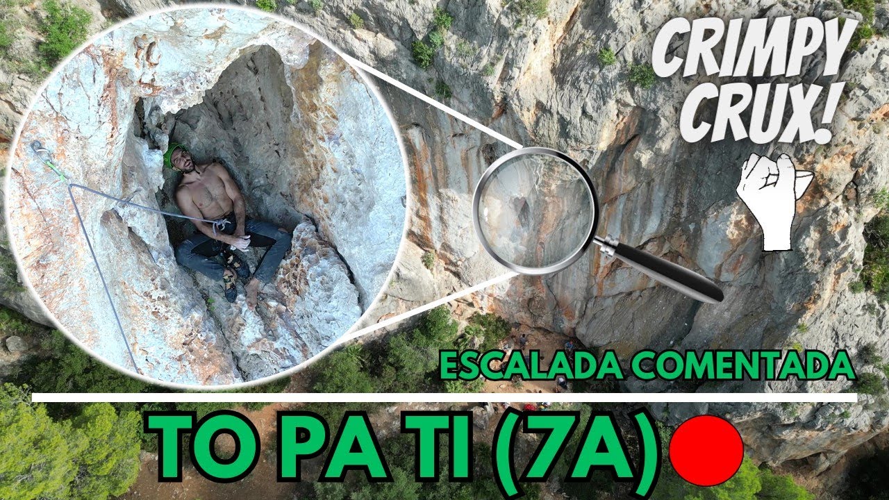 📹 Me CAIGO CHAPANDO la REUNIÓN y....TOCA APRENDER  | TO PA TI (7A) 🔴| Escalada comentada