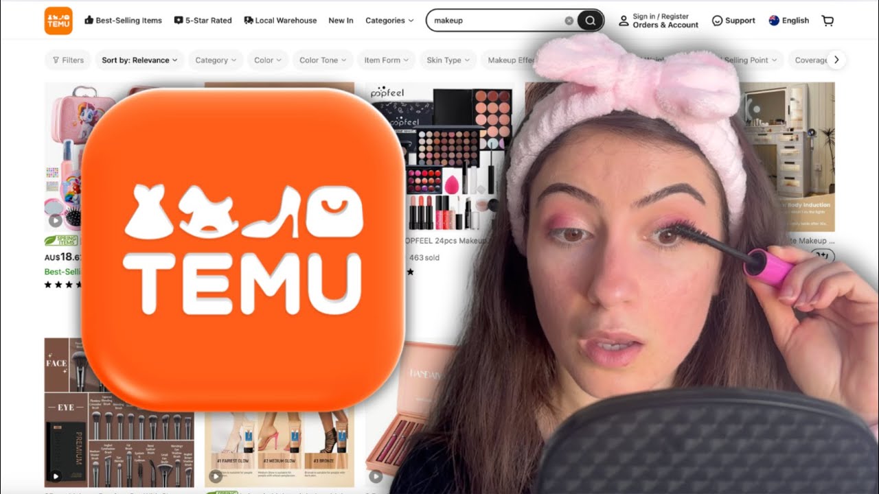 $1 Makeup From TEMU