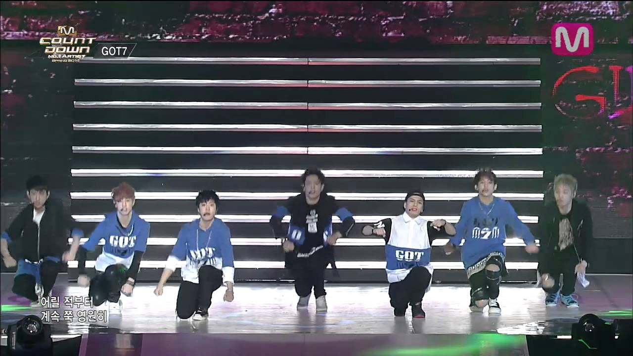 GOT 7_ Intro + Girls Girls Girls ( Intro + Girls Girls Girls by GOT 7 of M COUNTDOWN 2014.04.03)